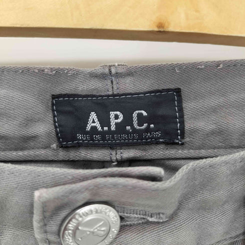 アーペーセー A.P.C. スリム ボタンフライデニムパンツ メンズ