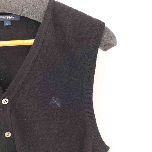 バーバリーロンドン BURBERRY LONDON ウールカシミヤ ニットベスト メンズ import:L