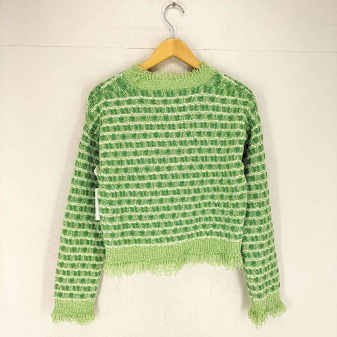 ザラ ZARA クロップドフリンジニット レディース JPN:S