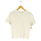 SYNCS EARTH 和紙 クルーネック半袖Tシャツ カットソー domestic レディース JPN:S