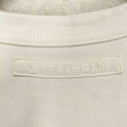 SYNCS EARTH 和紙 クルーネック半袖Tシャツ カットソー domestic レディース JPN:S