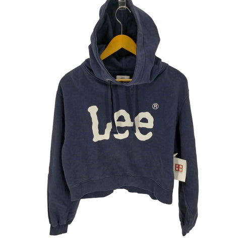 リー Lee ロゴクロップドパーカー レディース