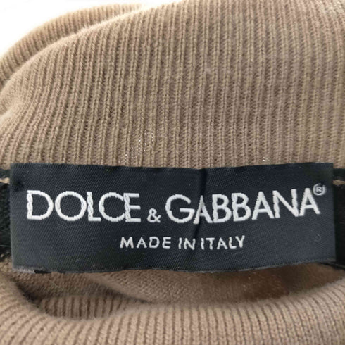 ドルチェアンドガッバーナ DOLCE&GABBANA ワンポイントワッペン ボーダータートルネック レディース 42