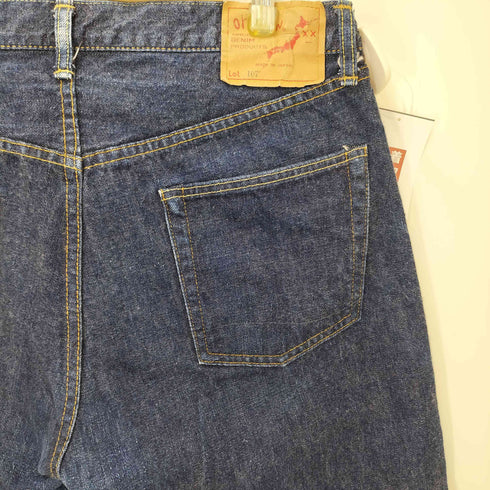 オアスロウ orSlow 107 ジップフライ デニム パンツ 濃紺 メンズ JPN:L