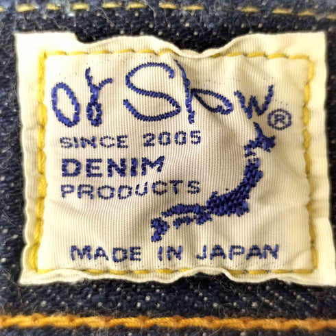 オアスロウ orSlow 107 ジップフライ デニム パンツ 濃紺 メンズ JPN:L