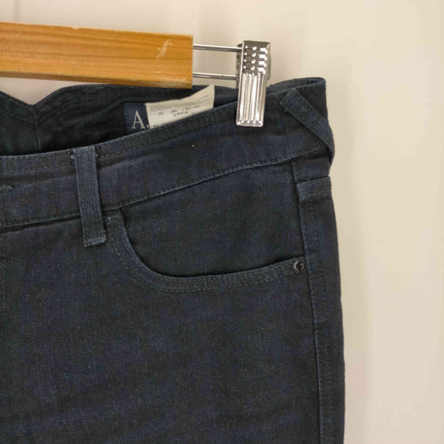 アルマーニジーンズ ARMANI JEANS ローウエスト異素材切替スキニーデニムパンツ レディース US:28-29