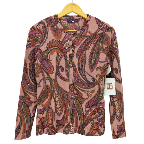 whaos couture カシミヤ混 ペイズリー柄 カーディガン アンサンブル レディース JPN:38