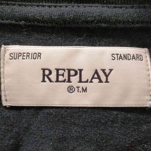 リプレイ REPLAY コットンジャージー ロングスリーブプリントTシャツ メンズ JPN:L
