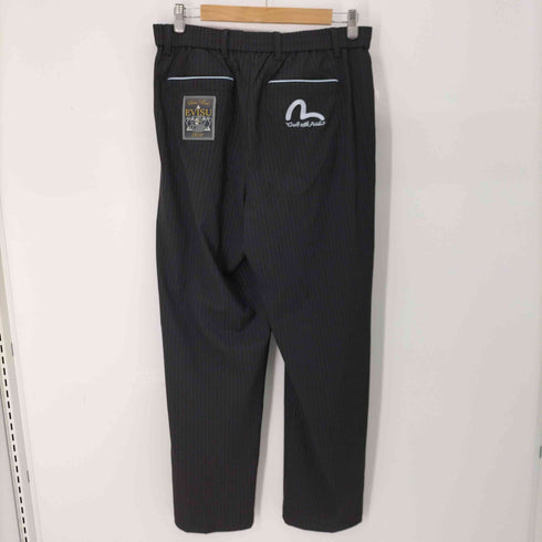 エヴィス EVISU 25SS Seagull Embroidery Striped Taper Fit Woven Pants メンズ JPN:M