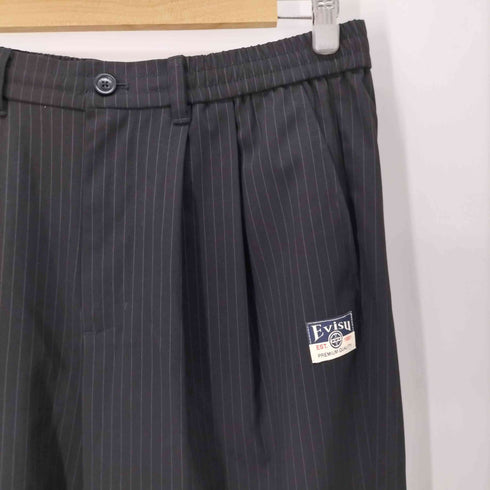 エヴィス EVISU 25SS Seagull Embroidery Striped Taper Fit Woven Pants メンズ JPN:M
