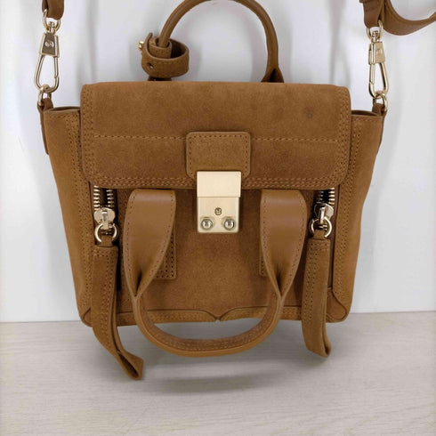 スリーワンフィリップリム 3.1 phillip lim suede mini pashli cinnamon レディース