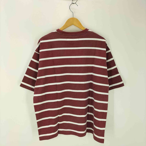 ファーラー FARAH TOO HOT Limited ボーダーロゴ刺繍Tシャツ メンズ JPN:L
