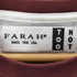 ファーラー FARAH TOO HOT Limited ボーダーロゴ刺繍Tシャツ メンズ JPN:L