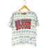 リー Lee 90-00s USA製 リリックオールオーバープリント 総柄 半袖Tシャツ カットソー メンズ JPN:L