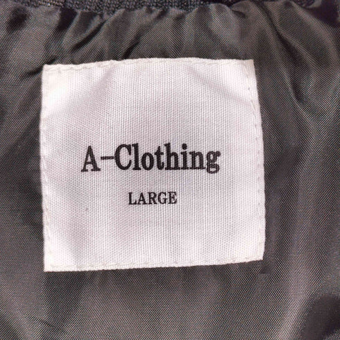 A-CLOTHING 16AW ジップアップ 中綿ジャケット メンズ import:M
