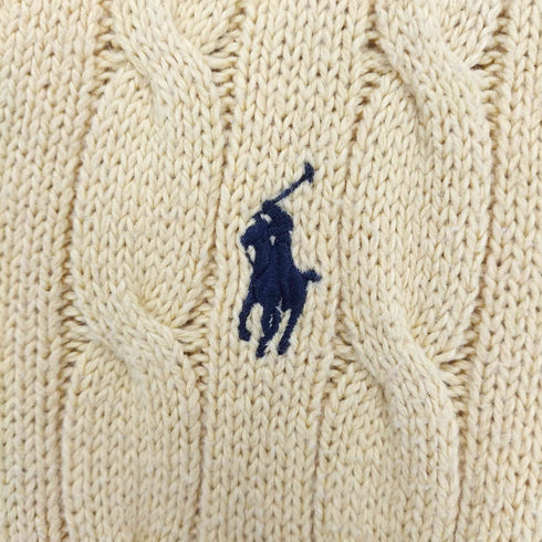 ポロラルフローレン POLO RALPH LAUREN ポニー ワンポイント刺繍 コットンニット ベスト メンズ JPN:L