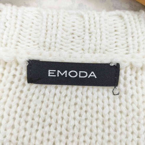 エモダ EMODA ペイントケーブルニット メンズ FREE