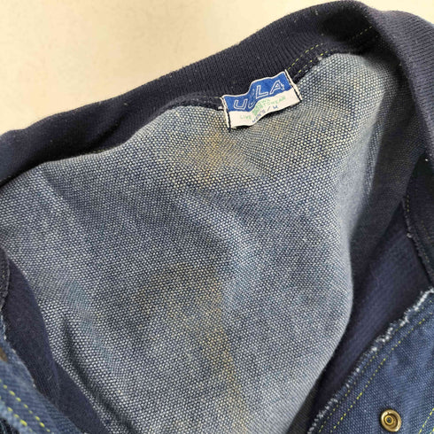UCLA RENOWN製 コットンニットドッキング デニムプルオーバーシャツ メンズ JPN:M