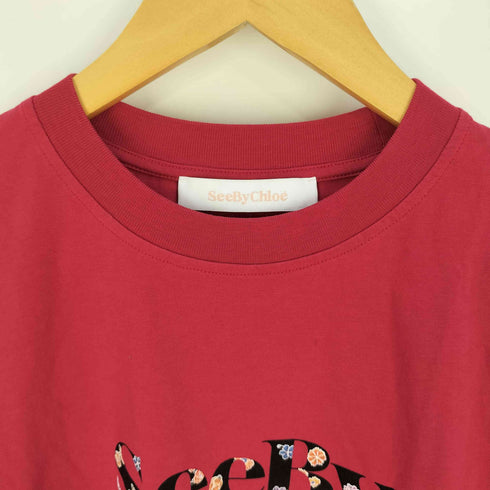 シーバイクロエ SEE BY CHLOE See By Girl プリント Tシャツ レディース import:XS