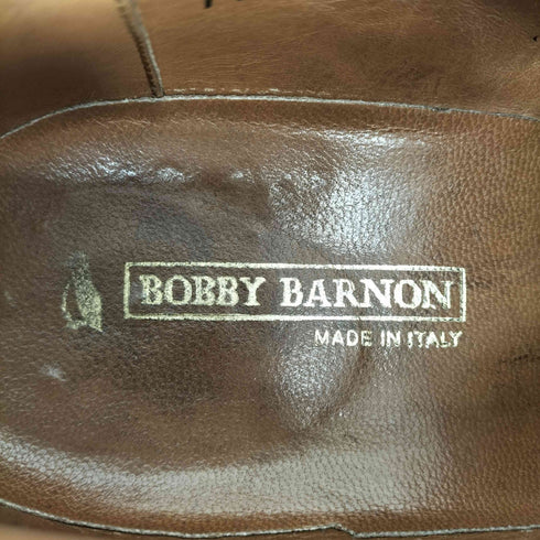 BOBBY BARNON イントレチャート Vチップ レザーシューズ レディース 6 1/2