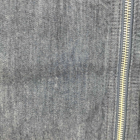 ザラ ZARA レギュラーフィットジップアップジャケット インディゴブルー メンズ import:S