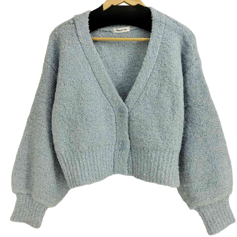 ナチュラルビューティーベーシック NATURAL BEAUTY BASIC 24SS ラメブークレカーディガン レディース FREE