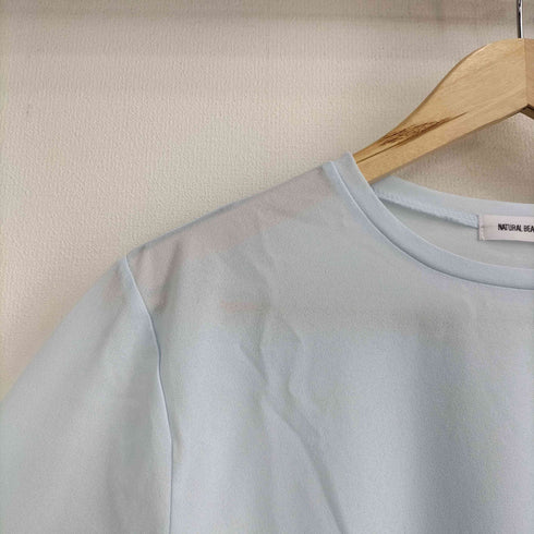 ナチュラルビューティーベーシック NATURAL BEAUTY BASIC 24SS シアースキンカットソー クルーネック レディース FREE