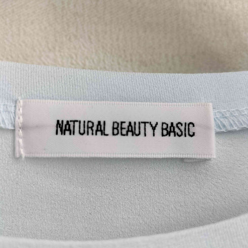 ナチュラルビューティーベーシック NATURAL BEAUTY BASIC 24SS シアースキンカットソー クルーネック レディース FREE