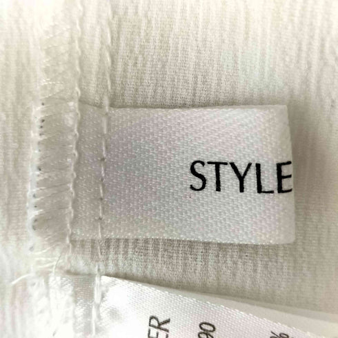 スタイルミキサー STYLEMIXER 24SS ニュアンスタックスリーブシャツ レディース FREE