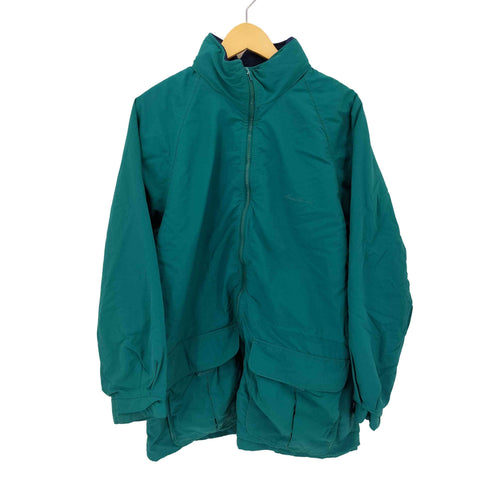 エディーバウアー Eddie Bauer 80S~90S MADE IN USA 黒タグ WIND FOIL ナイロンフリースジャケット メンズ WOMANS L