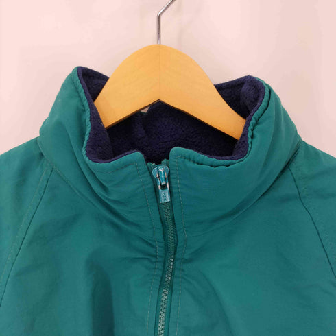 エディーバウアー Eddie Bauer 80S~90S MADE IN USA 黒タグ WIND FOIL ナイロンフリースジャケット メンズ WOMANS L