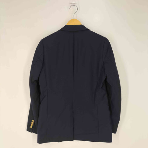 ヴィタルバルベリス カノニコ VITALE BARBERIS CANONICO BLUE RED 裏地ストライプ 金ボタン 紺ブレ 2B テーラードジャケット メンズ