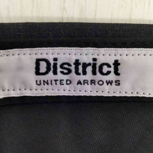 ディストリクトユナイテッドアローズ District UNITED ARROWS トロピカルウール 9分丈 1プリーツ 2 スラックス メンズ 44