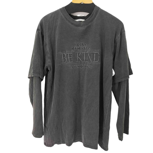 スライ SLY WASHED LAYER S/L Tシャツ レディース FREE