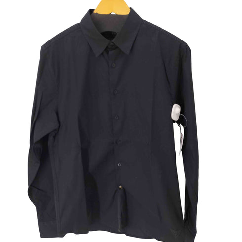 ゲス GUESS SLIM FIT 刺繍ロゴ ロングスリーブシャツ メンズ M