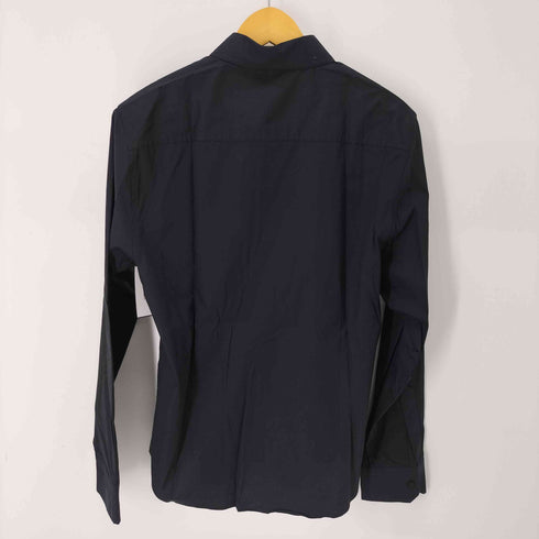 ゲス GUESS SLIM FIT 刺繍ロゴ ロングスリーブシャツ メンズ M