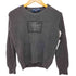ラルフローレンスポーツ RALPH LAUREN SPORT 90-00S レザー星条旗パッチ装飾 L/S V畦ネック 畦編み プルオーバーニット レディース import:M