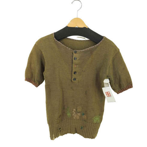 40S-50S US ARMY HENLEY リメイクニット レディース