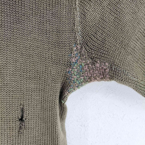 40S-50S US ARMY HENLEY リメイクニット レディース