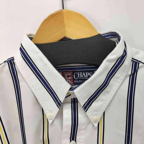 チャップスラルフローレン CHAPS RALPH LAUREN 刺繍ロゴ 半袖 ボタンダウンシャツ メンズ L