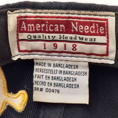 アメリカンニードル American Needle The Original Snapback ベースボールチーム ロゴ スカル 刺繍 6パネル キャップ メンズ