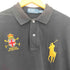 ポロバイラルフローレン Polo by RALPH LAUREN ビッグポニー刺繍 背番号 長袖ポロシャツ メンズ import:L