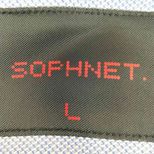ソフネット SOPHNET. 転写プリント ボタンダウンシャツ メンズ JPN:L