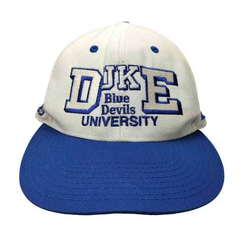 U.S.COLLEGE DUKE UNIVERSITY Blue Devils ブルー デビルズ カレッジ ロゴ 刺繍 6パネル キャップ メンズ