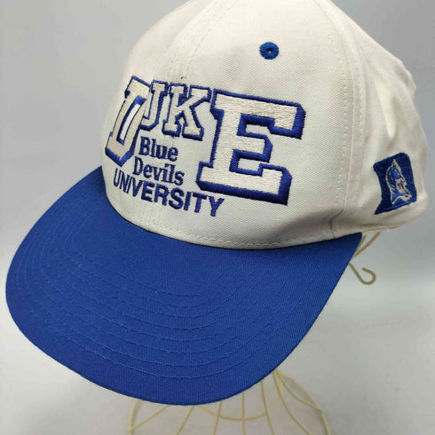 U.S.COLLEGE DUKE UNIVERSITY Blue Devils ブルー デビルズ カレッジ ロゴ 刺繍 6パネル キャップ メンズ