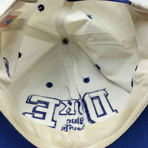 U.S.COLLEGE DUKE UNIVERSITY Blue Devils ブルー デビルズ カレッジ ロゴ 刺繍 6パネル キャップ メンズ