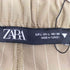 ザラ ZARA ピンストライプ サイドライン ダブルウエスト スラックスパンツ メンズ import:L