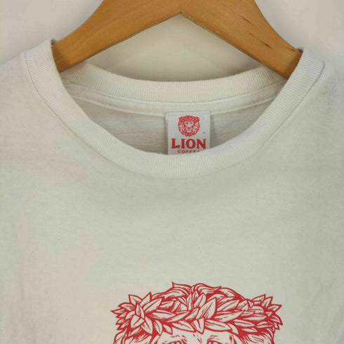 LION COFFEE ロゴプリント Tシャツ メンズ import:M