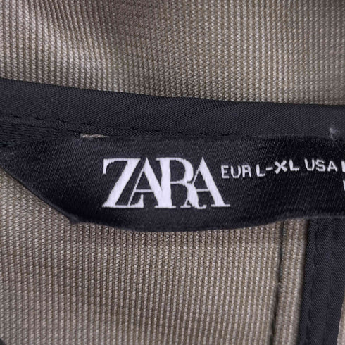ザラ ZARA ナイロンフーデッドコート メンズ US L-XL