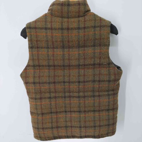 ハリスツイード Harris Tweed ツイードチェック ダウンベスト メンズ 02